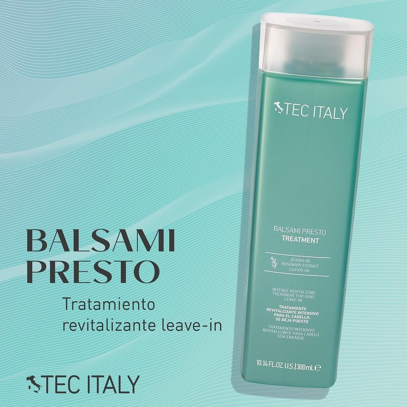 TEC ITALY Balsami Presto Tratamiento Revitaliza Suavidad Brillo 300 ml
