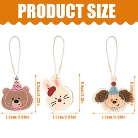 NHQZ Pack of 3 Natural Washing Up Sponges Compressed Scrub Sponge Kitchen Compressed Wood Pulp Sponge Wipe Scratch-Resistant Sponges for Kitchen and Household