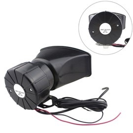 YIDA 12V 80W 7 Tone Sound Car Siren Vehicle Horn With Mic PA Speaker System Emergency Sound Amplifier Car Siren Speaker