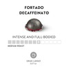 Nespresso Vertuo Fortado Decaffeinato, Gran Lungo, Unflavored, 30 Count