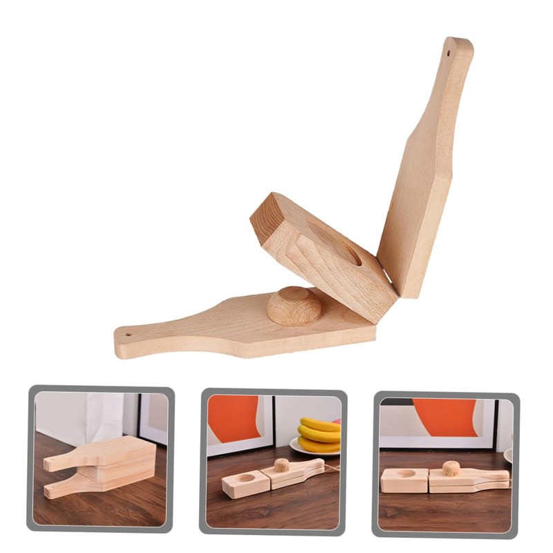 BIUDECO Solid Wood Plantain Masher Plantain Cooking Accessories Shape for