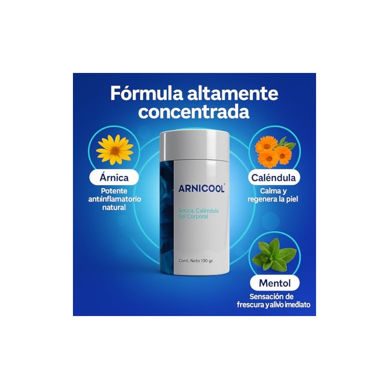 Gel de Árnica con Caléndula y Mentol | Efecto Frío