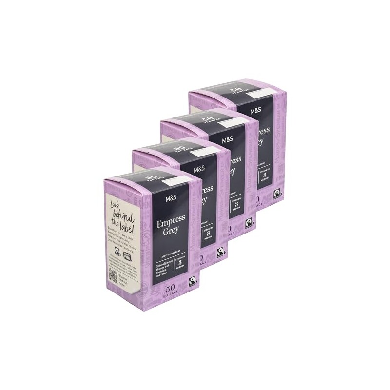 M&S Marks & Spencer Empress Grey Teabags, 200 Bags (4