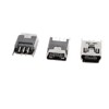 uxcell 3 Pcs Mini USB Type B Female Socket 5-Pin