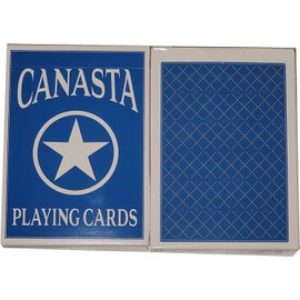 Bicycle 2 Decks Canasta Playing Cards with Points, BLUE Back USPCC Company US Bicycle