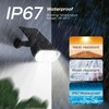 Linkind Solar Lights Outdoor Waterproof IP67, StarRay Dusk-to-Dawn Outdoor Solar