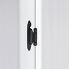 Home Expert 10 Pack (5 Pairs) Matte Black Cabinet Hinges