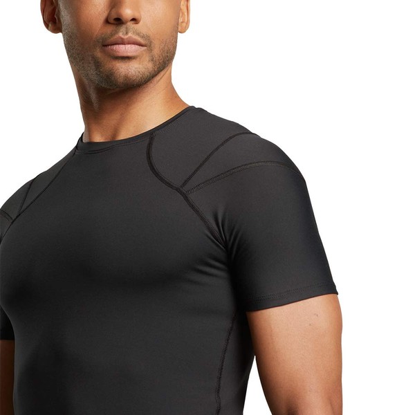 Tommie Copper Men's Pro Shoulder Support Shirt - Large - Black