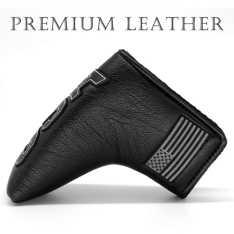 Funda para putter de hoja de golf, fundas para cabeza