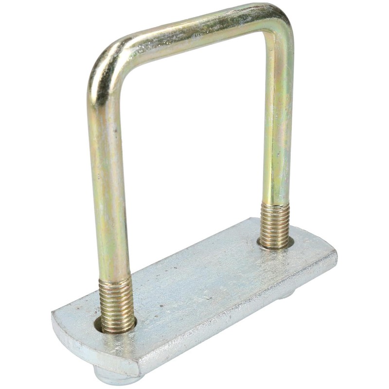 2 Pack M10 60mm x 90mm U-Bolt N-Bolt with Plates