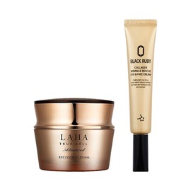 Izanox Laha Recovery Cream 30ml + Black Ruby Collagen Eye Cream 30ml / 이자녹스 라하 리커버리 크림 30ml + 블랙루비 콜라겐 아이크림 30ml