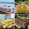 juniissl Mexico Serape Rectangle Tablecloth Washable 60x90 Inch Table Cover