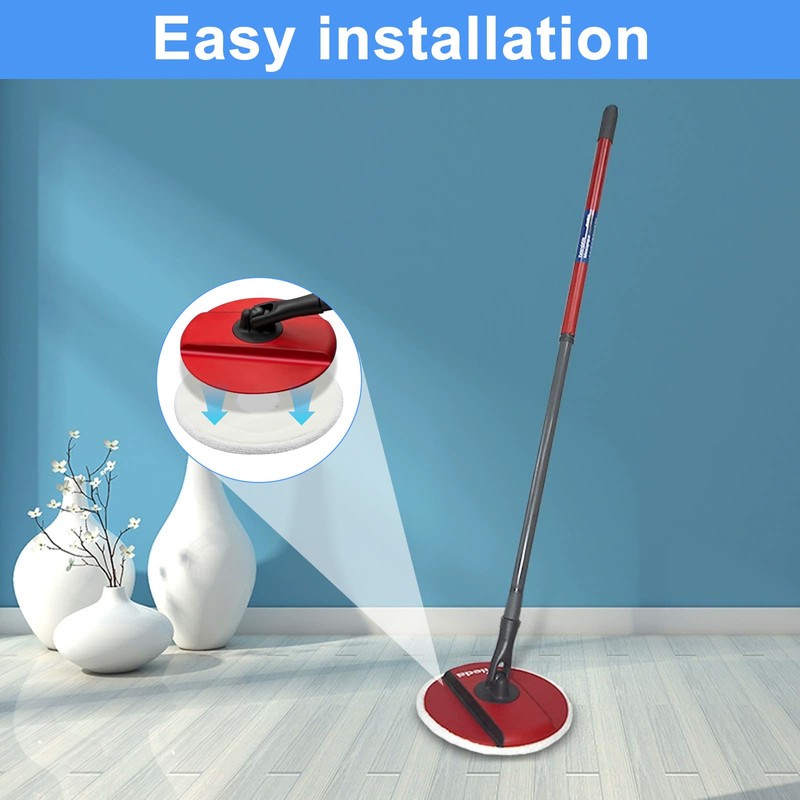 2 Pcs for Vileda Spin Mop Head Replacement, Mop Pads