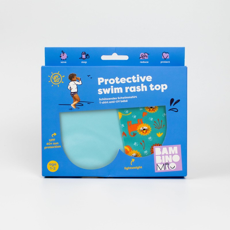 Bambino Mio, Top Nuoto, Maniche Lunghe, Protezione UPF40+ (0 a