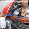 Refrigerator Freon Recharge Hose with Gauge Kit-A/C R134a R12 R22,Universal
