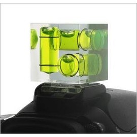 Maxsimafoto® - Triple Axis Hotshoe spirit level for Sony Minolta Triple Axis Spirit Level for all SONY Alpha a900 a700 a800 a850 a500 a550 a560 a580 a450 a390 a330 a300 a290 a33 a55 etc... & KONICA MINOLTA DYNAX.