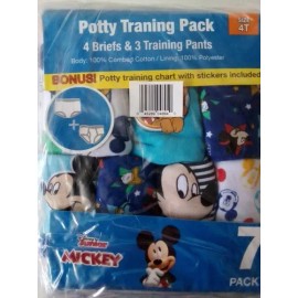 Calzones De Entrenamiento Mickey 7 Pack 4t                                                                                                            