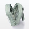 Muji NDG51A4S Hanging Collection Pouch, Moss Green, Approx. Width 4.3