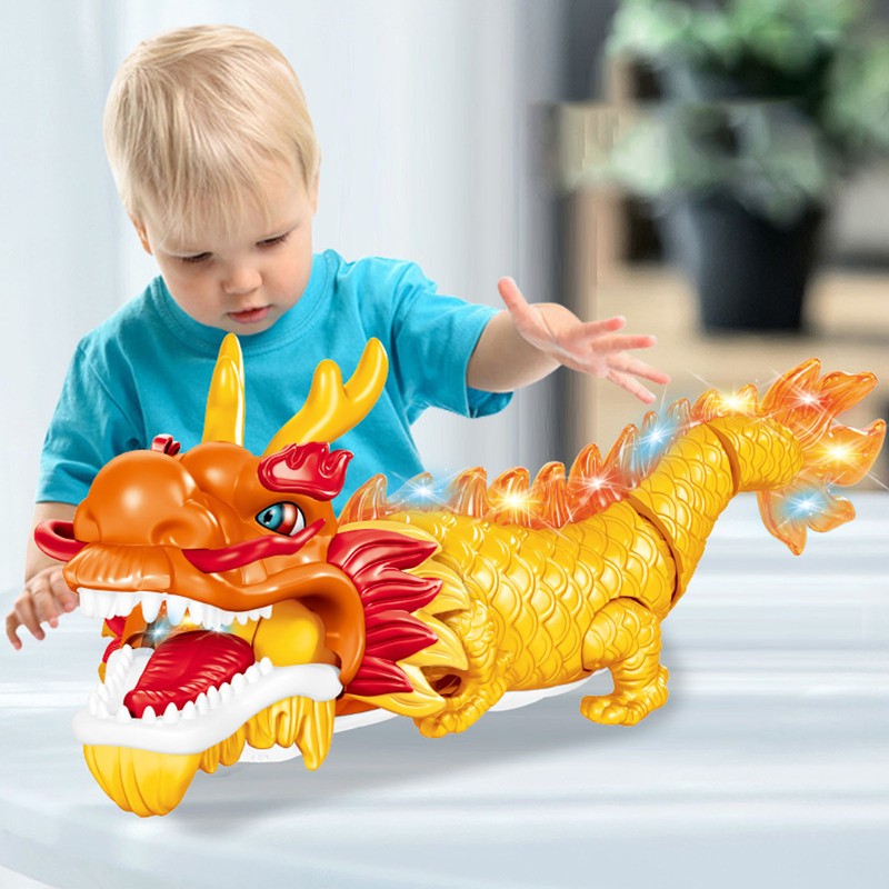 Interactive Toy Smart Sensing Electronic Toy Dragon Simulation Animal Model