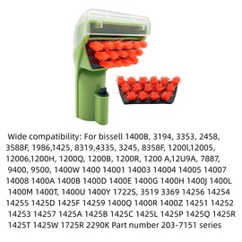 1400B Little Green Multi-Purpose Tools Replacement Parts Compatible for bissell 1400B 1425 1400 3194 3353 2458 3588F 1986 1844 2290A 1400W 1425W Tough Stain Brush Tool Green Attachments (Green 1+1)