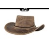 Black Jungle Kimbolton Leather Western Hat Australia Cowboy Hat, charcoal