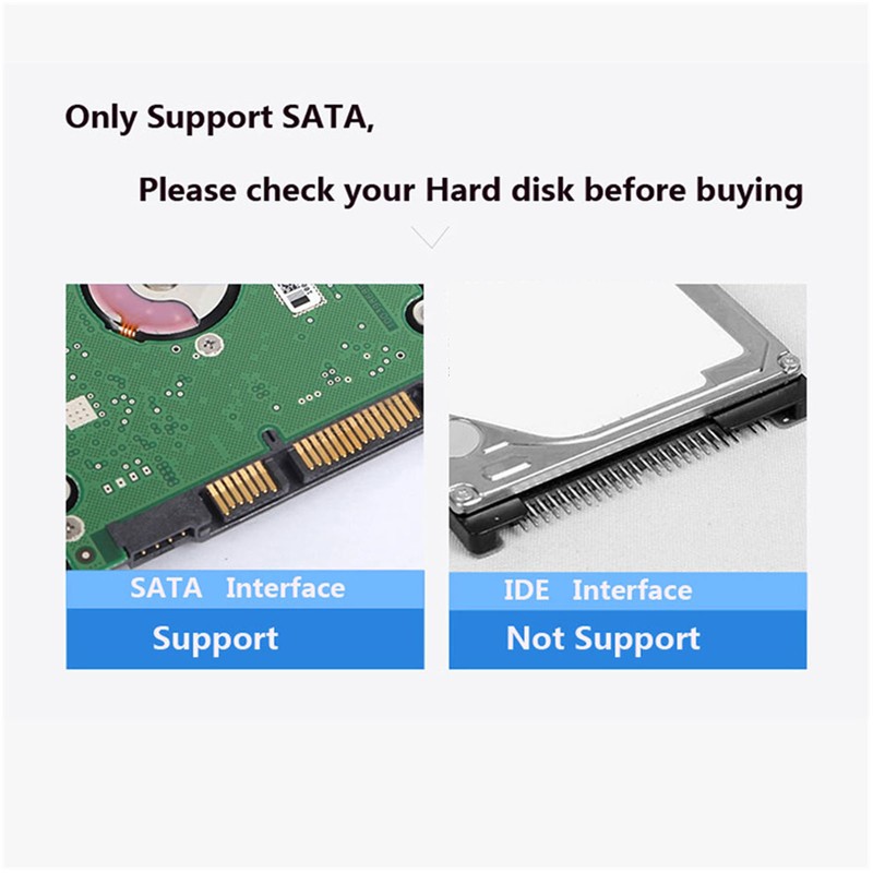 USB3.0 to SATA HDD Enclosure 1TB Supported Auto Sleep USB
