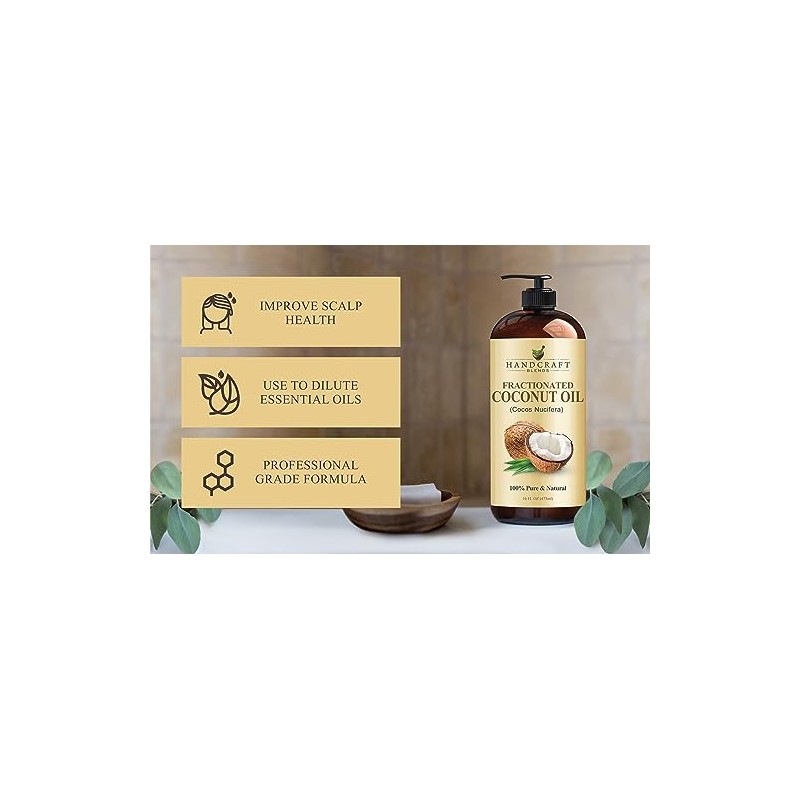 Handcraft Blends - Aceite de Coco Fraccionado 100% Puro 16