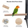 3PCS Bird Wood Perch Stick Stand Beak Paw Grinding Chew