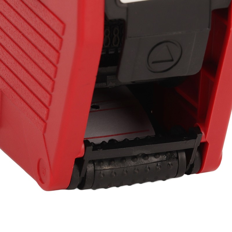 Price Label Gun Small Tag Sticker Maker Machine Red with
