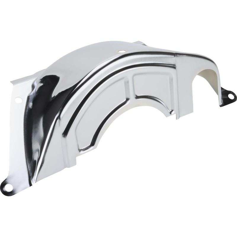 Speedway Motors Black Steel Flexplate Inspection Cover with Heavy Duty
