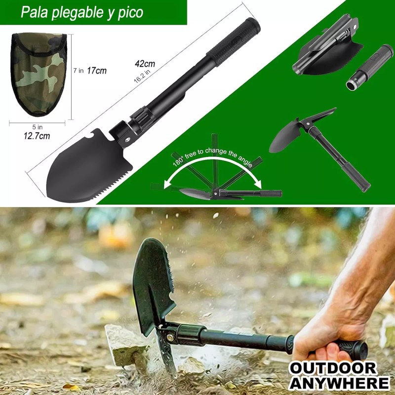 1 Kit De Supervivencia De Emergencia Para Camping 29 En1
