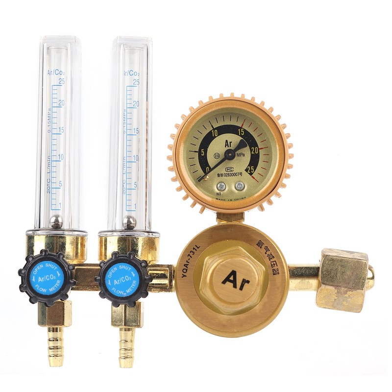Argon Pressure Regulator, Argon CO2 Regulator, Pressure Reducer, 0.25 MPa,