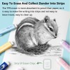 Cute Erasers, Sliding Retractable Pencil Eraser with 2 Refill Eraser,