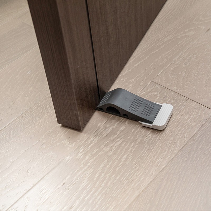 6pcs Door Stoppers Grey Hole Free Installation Noise Elimination TPR