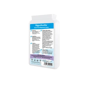 Magnesium MigraSoothe Boooster II - Supera absorbable Magnesium to Support Migraine Relief in conjuntion with MigraSoothe Riboflavin Products (120)
