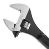 12-Inch Adjustable Spud Wrench, Heavy Duty Alloy Steel, SAE and