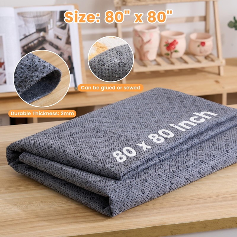 Riiai 80" x 80" Rug Tufting Cloth Kit: Overlocking Primary