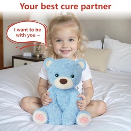 Niuniu Daddy 14" | 3.5 Pound Dog Weighted Stuffed Animal, Heavy Doggy Pillowfort Plush Toys for Kids Adults, Weighted Beads for Puppy Stuffed Animals Body Pillow for Gift Birthday Holiday Christmas