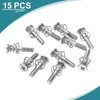 uxcell GPU Spring Screws, 15pcs M2.5x13mm 5.5mm Spring OD GPU