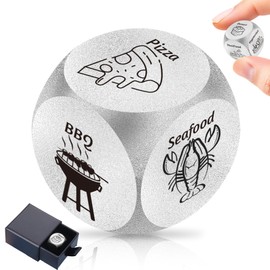 Tylices Anniversary Wedding Gifts for Men/Women - Food Dice Games for Adults - Couples Games for Adults, Boyfriend, Girlfriend, Valentines Day Birthday Gifts, Date Night Dice Games (Food dice B)