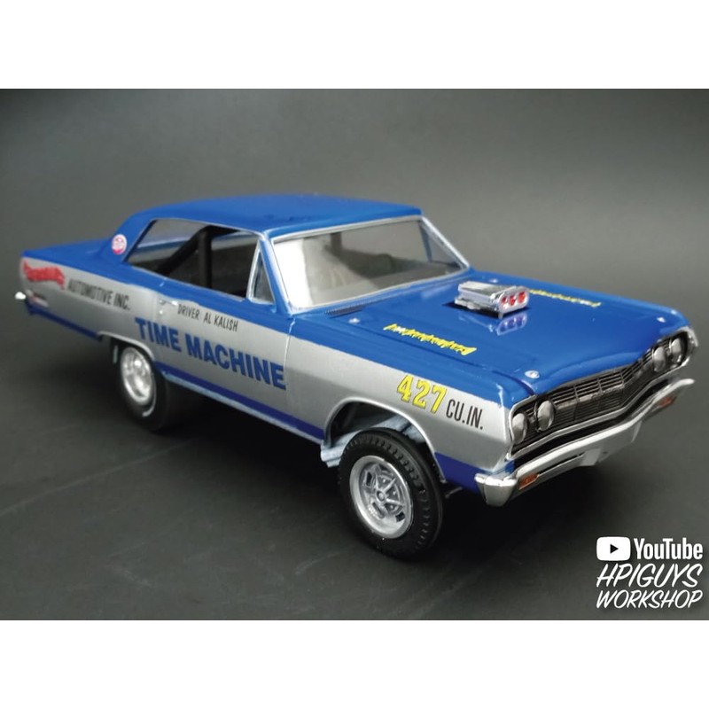 AMT 1/24 1965 Chevy Chevelle AWB Time Machine Plastic Model