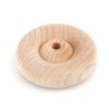 Oakcrafts 63mm / 2.5" Wooden Wheel - Pack of 8