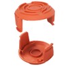 2 Grass Trimmer Replacement Spool Cap Compatible with Worx Grass