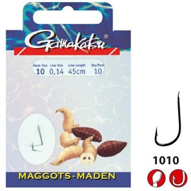 Gamakatsu tied Hooks-Bks 1010B Made Size 14