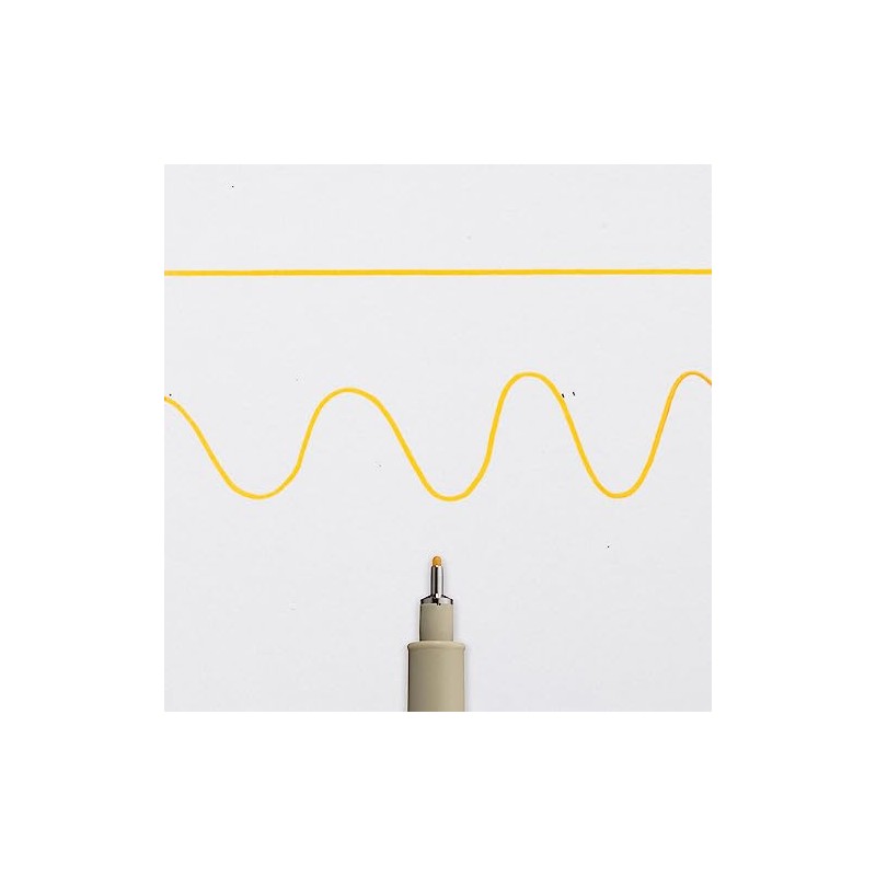 Sakura Pigma Micron 08 Pen Yellow