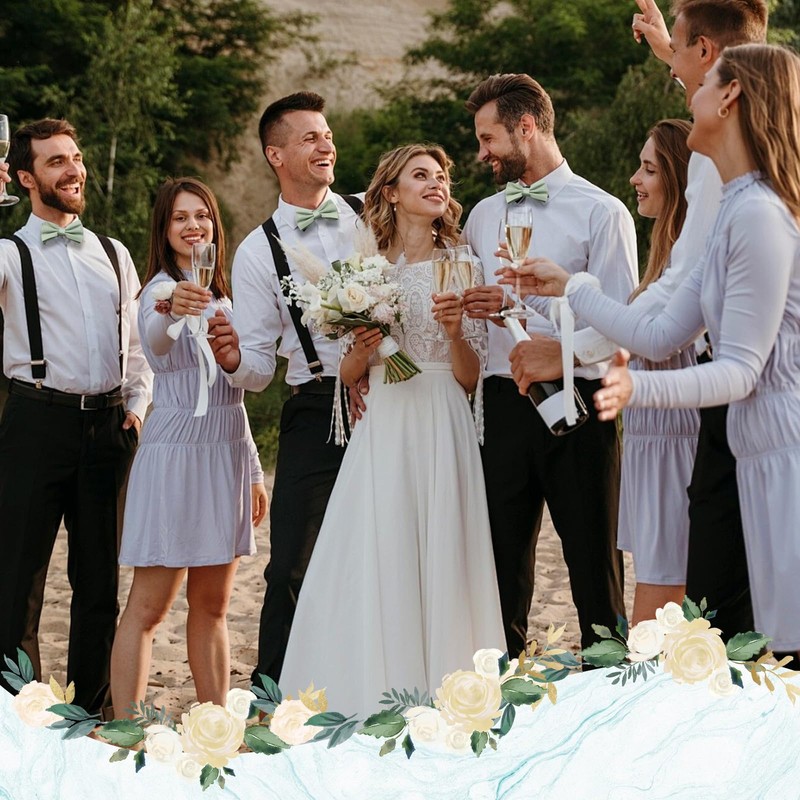 Pluvyze Men's Green Bow Tie, Pack of 1