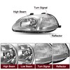 JSBOYAT Headlight Assembly Replacement for Honda Civic 1996 1997 1998