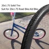 20x1.75 Solid Bike Tire for Boys and Girls Bikes, 20inch