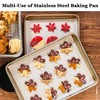 Dyikiti Baking Sheet Set of 3, Stainless Steel Cookie Sheet