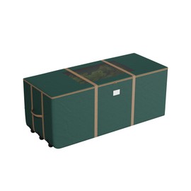 Rolling Storage Bag - 60in Storage Bags with Durable Handles and Wheels for Outdoor Cushion Storage, Clothes Storage, and More by Pure Garden (Green)